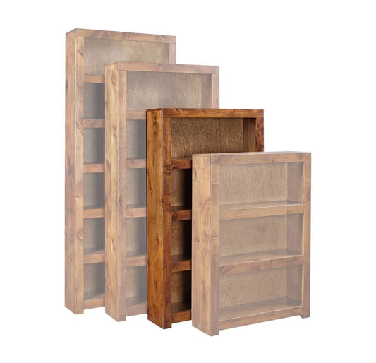 Emery Park - Contemporary Alder 60in Bookcase in Fruitwood Finish - DL3460-FRT veiw 1