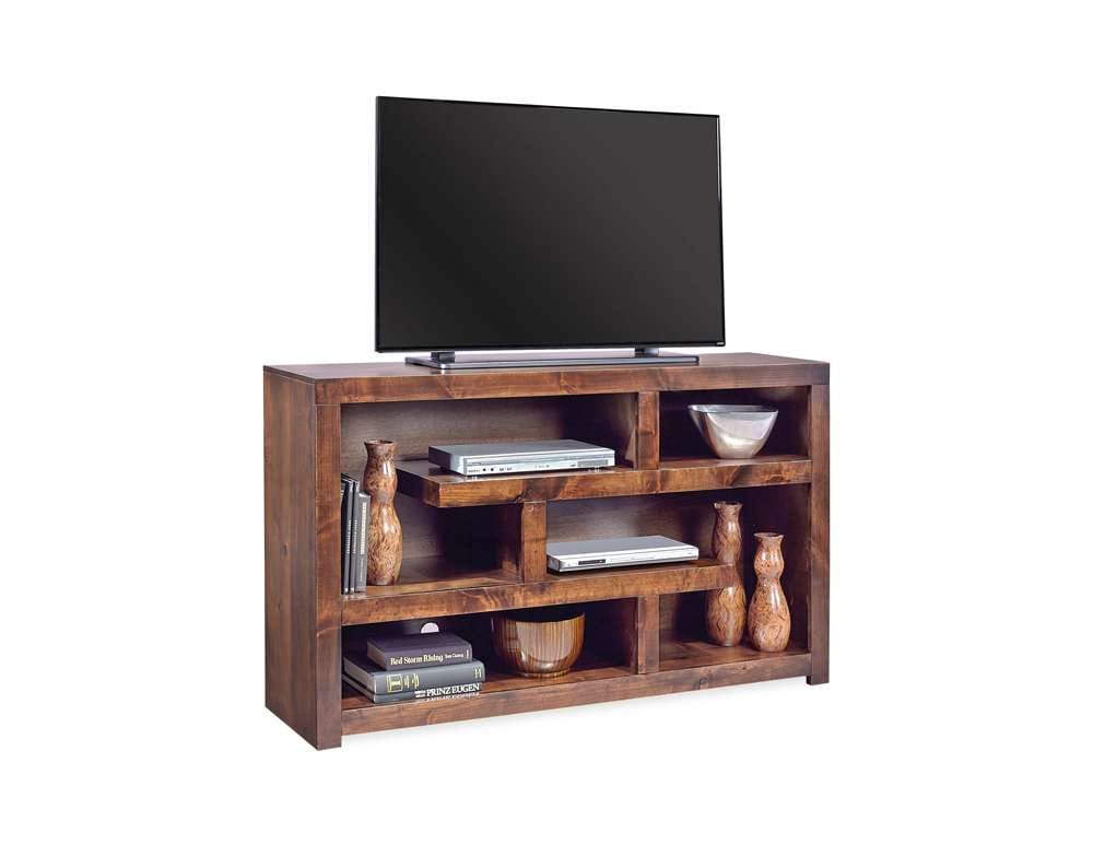 Emery Park - Contemporary Alder 60in Open Console in Tobacco Finish - DL1371-TOB veiw 1
