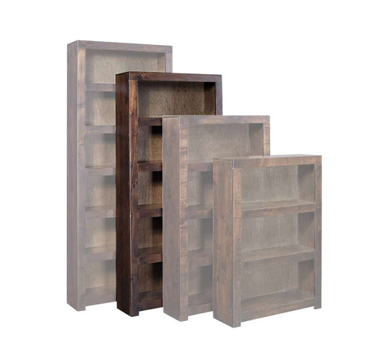 Emery Park - Contemporary Alder 72in Bookcase in Tobacco Finish - DL3472-TOB veiw 1