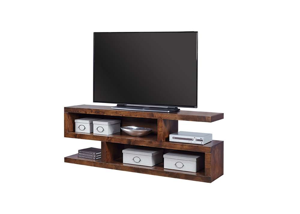 Emery Park - Contemporary Alder 74in Open S Console in Tobacco Finish - DL1075-TOB veiw 1