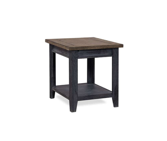 Emery Park - Eastport End Table in Drifted Black Finish - WME914-DBK veiw 1