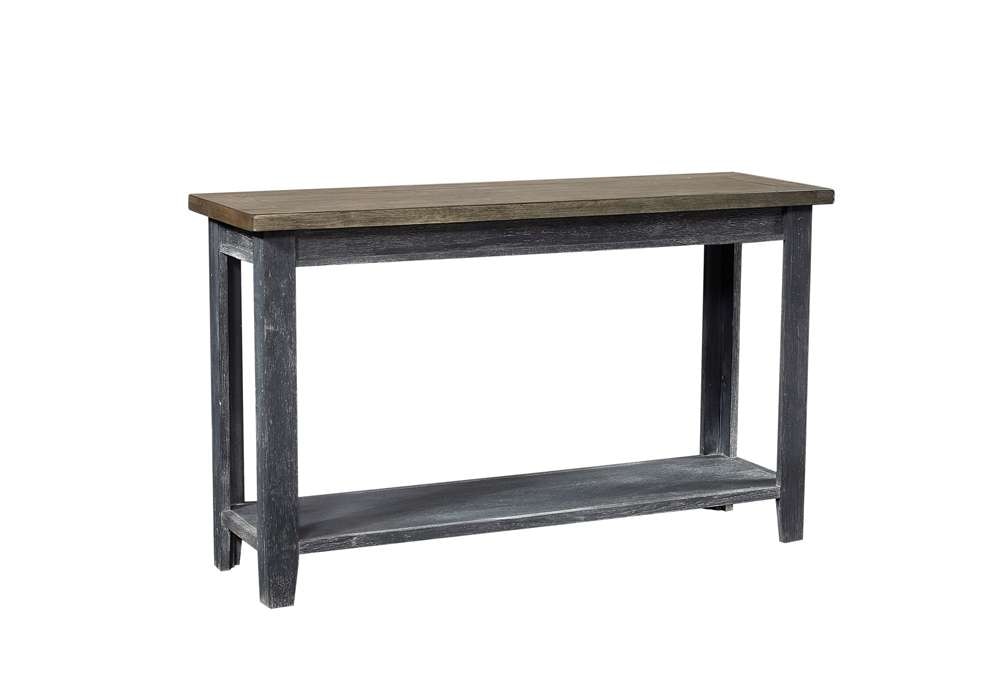 Emery Park - Eastport Sofa Table in Drifted Black Finish - WME915-DBK veiw 1