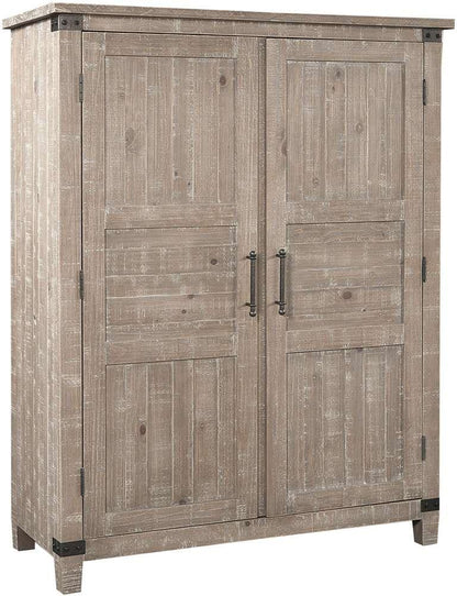 Emery Park - Foundry Door Chest in Weathered Stone Finish - I349-457-WST view 1