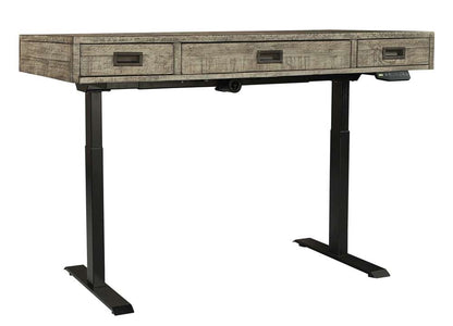 Emery Park - Grayson Lift Top Desk and Base in Cinder Grey Finish veiw 2