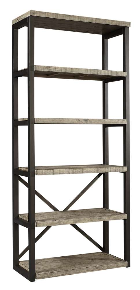 Emery Park - Grayson Open Display Case in Cinder Grey Finish - I215-333 view 1