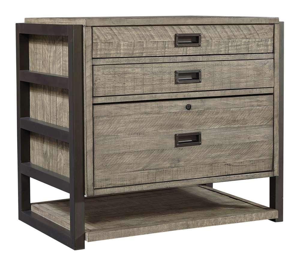 Emery Park - Grayson Workstation/Combo File in Cinder Grey Finish - I215-379 veiw 1