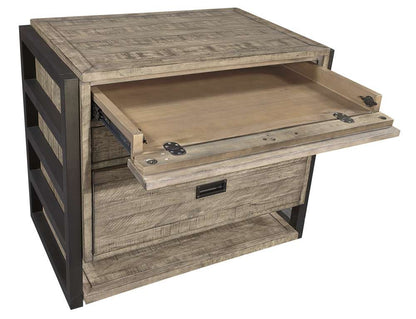 Emery Park - Grayson Workstation/Combo File in Cinder Grey Finish - I215-379 veiw 4