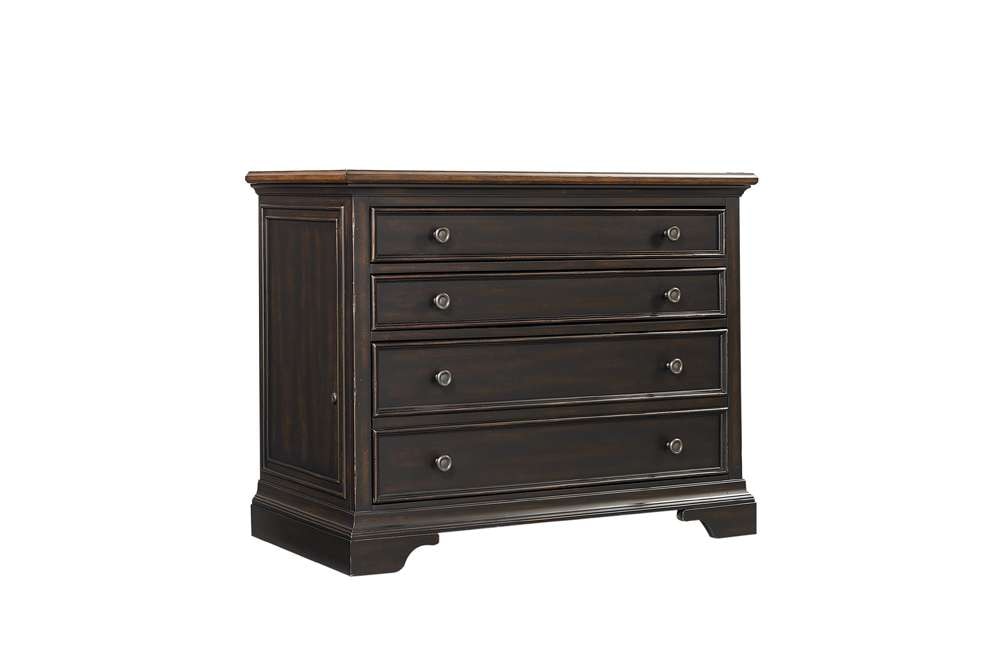 Emery Park - Hampton Combo File in Black Cherry Finish - I242-378 veiw 1