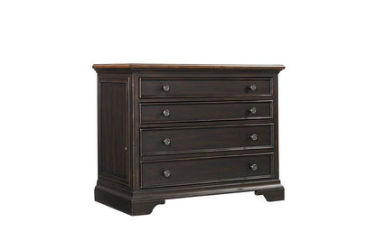 Emery Park - Hampton Combo File in Black Cherry Finish - I242-378 view 1