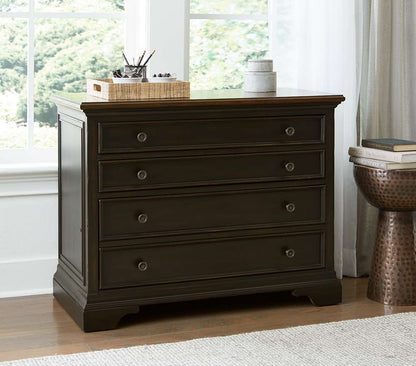 Emery Park - Hampton Combo File in Black Cherry Finish - I242-378 view 4