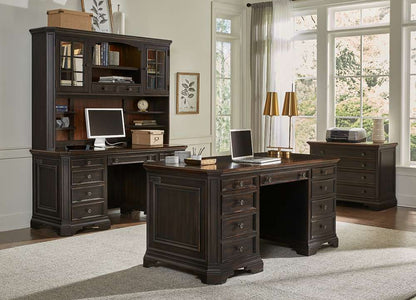 Emery Park - Hampton Combo File in Black Cherry Finish - I242-378 view 5