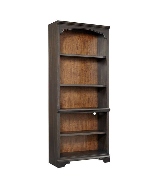 Emery Park - Hampton Open Bookcase in Black Cherry Finish - I242-333 veiw 1
