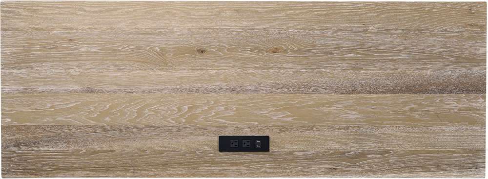 Emery Park - Harper Point 66in Credenza Desk in Bleached Khaki Finish - IHP-316-KHA veiw 4