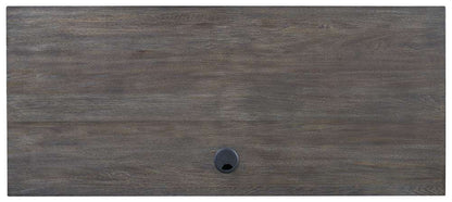 Emery Park - Harper Point 66in Executive Desk in Fossil Finish - IHP-304-FSL veiw 8