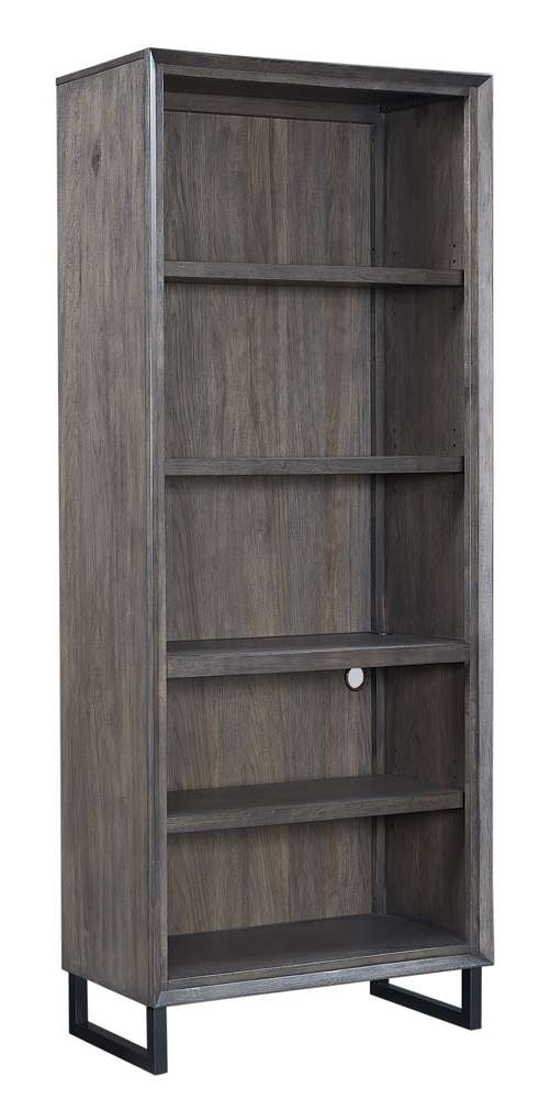 Emery Park - Harper Point Open Bookcase in Fossil Finish - IHP-333-FSL view 1