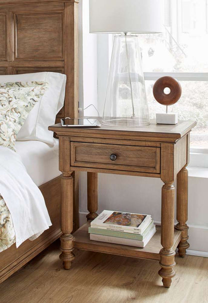 Emery Park - Hensley 1 Drawer Nightstand in Honey Finish - I3002-451 veiw 2