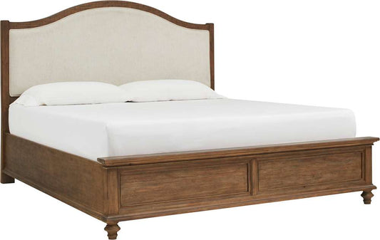 Emery Park - Hensley Cal King Non Storage Upholstered Bed in Honey Finish veiw 1