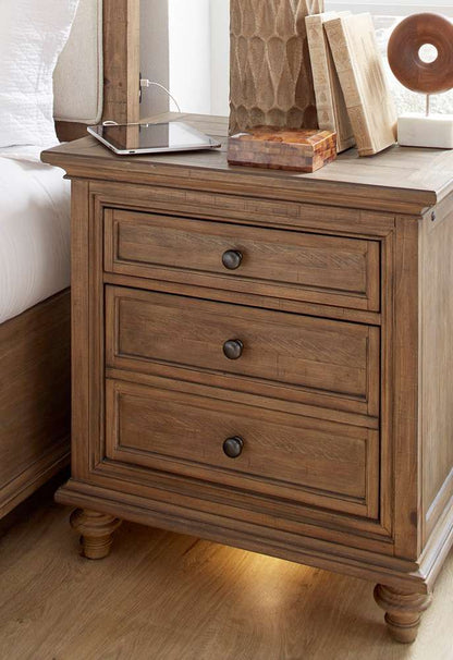 Emery Park - Hensley Liv360 Nightstand in Honey Finish - I3002-450 view 2
