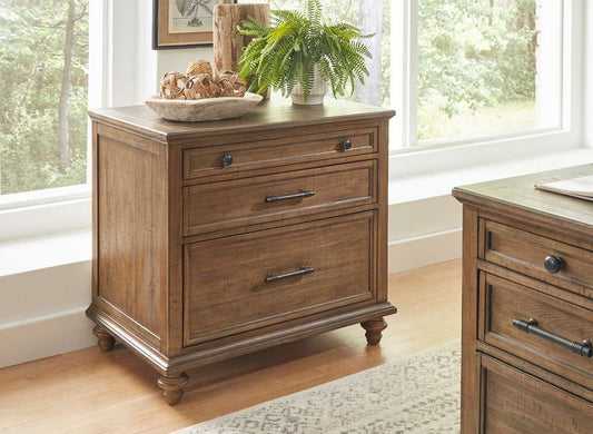 Emery Park - Hensley Workstation Combo File in Honey Finish - I3002-378 veiw 2