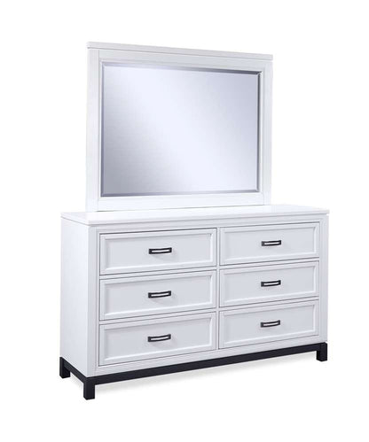Emery Park - Hyde Park Landscape Mirror in White Paint Finish - I32-463-WHT veiw 2
