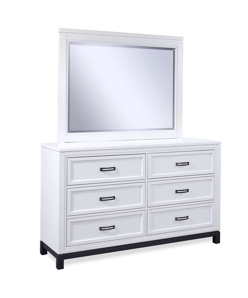 Emery Park - Hyde Park Landscape Mirror in White Paint Finish - I32-463-WHT veiw 2