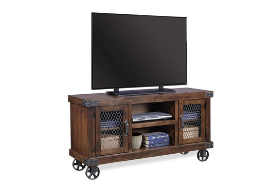 Emery Park - Industrial 55in Console in Tobacco Finish - DN1055-TOB veiw 1