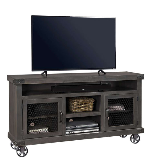 Emery Park - Industrial 65in Console in Ghost Black Finish - DN1065-GHT veiw 1
