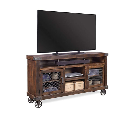 Emery Park - Industrial 65in Console in Tobacco Finish - DN1065-TOB veiw 1