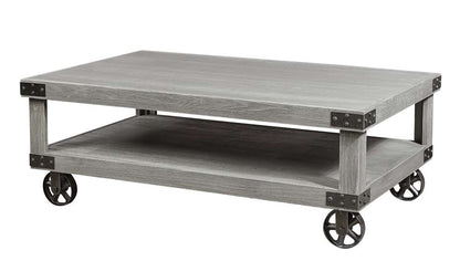 Emery Park - Industrial Cocktail Table in Lighthouse Grey Finish - WMN910-LGH veiw 1