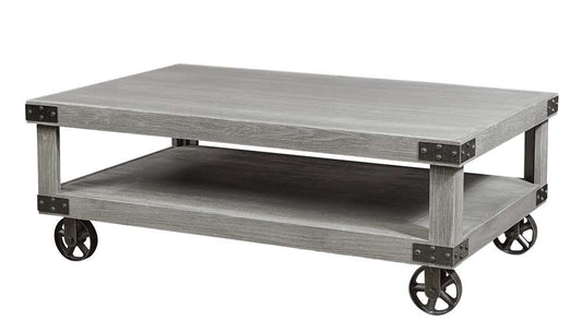 Emery Park - Industrial Cocktail Table in Lighthouse Grey Finish - WMN910-LGH veiw 1