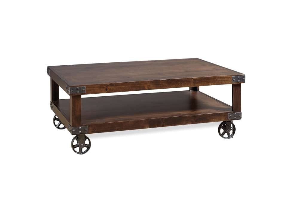 Emery Park - Industrial Cocktail Table in Tobacco Finish - DN910-TOB veiw 1