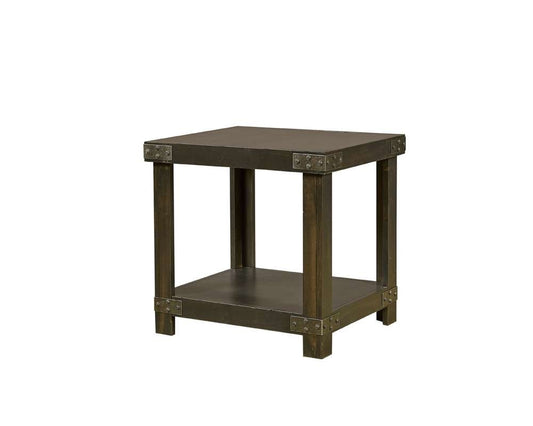 Emery Park - Industrial End Table in Ghost Black Finish - DN914-GHT veiw 1