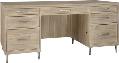 Emery Park - Maddox 66in Executive Desk in Biscotti Finish - I644-303 view 1