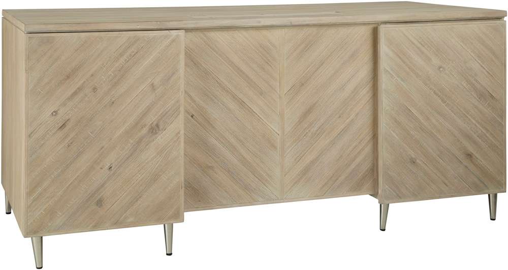 Emery Park - Maddox 66in Executive Desk in Biscotti Finish - I644-303 view 2