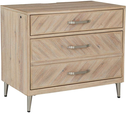 Emery Park - Maddox Liv360 Nightstand in Biscotti Finish - I644-449