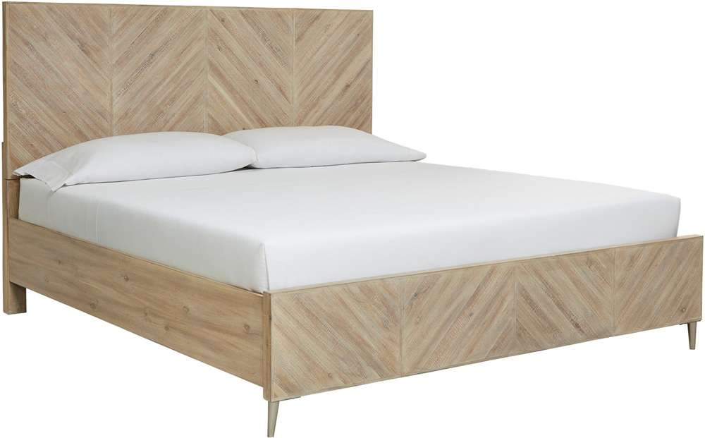 Emery Park - Maddox Queen Non Storage Panel Bed in Biscotti Finish