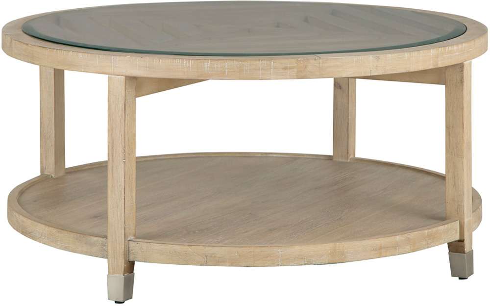 Emery Park - Maddox Round Cocktail Table in Biscotti Finish - I644-9101