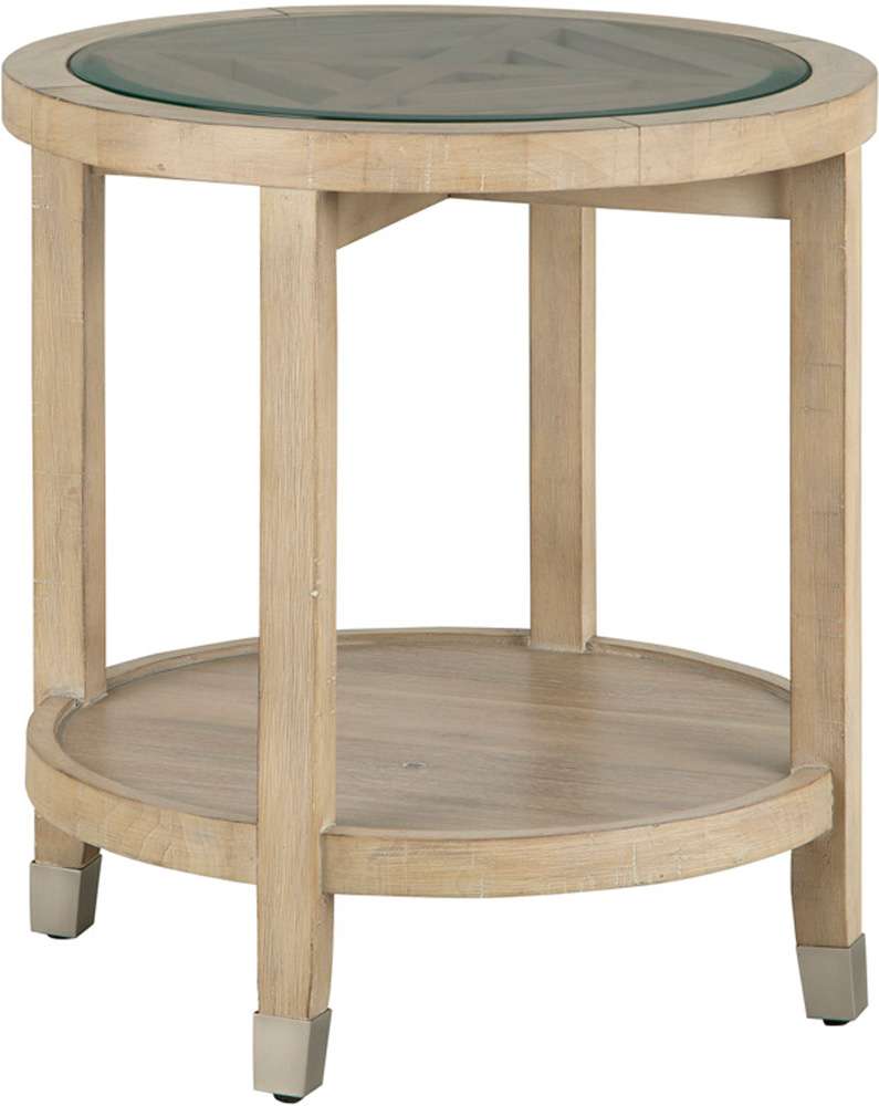 Emery Park - Maddox Round End Table in Biscotti Finish - I644-9141