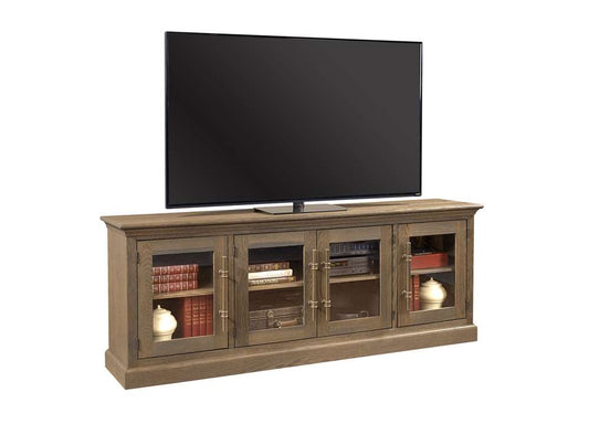 Emery Park - Manchester 85in Console w/ 4 Doors in Glazed Oak Finish - WKM1260-GLZ