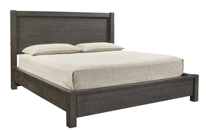 Emery Park - Mill Creek Cal King Panel Bed in Carob Finish veiw 1