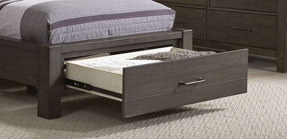 Emery Park - Mill Creek Full Panel Storage Bed in Carob Finish view 1