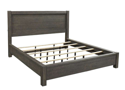 Emery Park - Mill Creek King Panel Bed in Carob Finish veiw 2