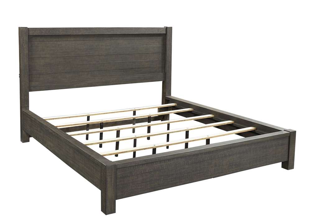 Emery Park - Mill Creek Queen Panel Bed in Carob Finish veiw 1