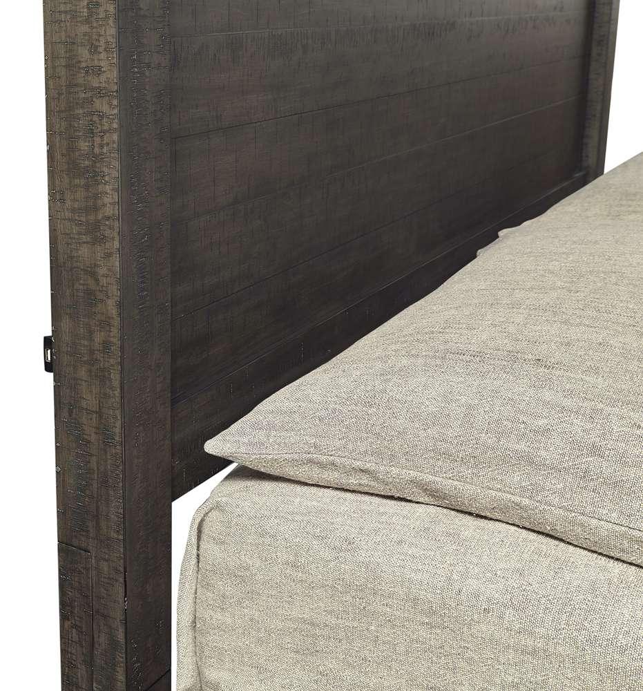 Emery Park - Mill Creek Queen Panel Storage Bed in Carob Finish veiw 3