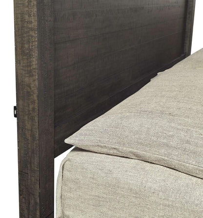 Emery Park - Mill Creek Queen Panel Storage Bed in Carob Finish veiw 3