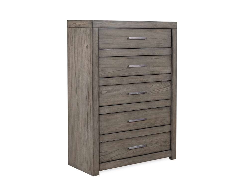 Emery Park  -  Modern Loft 5 Drawer Chest in Greystone Finish  - IML-456-GRY-1