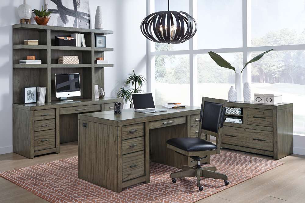 Emery Park - Modern Loft Combo File in Greystone Finish - IML-378-GRY veiw 1