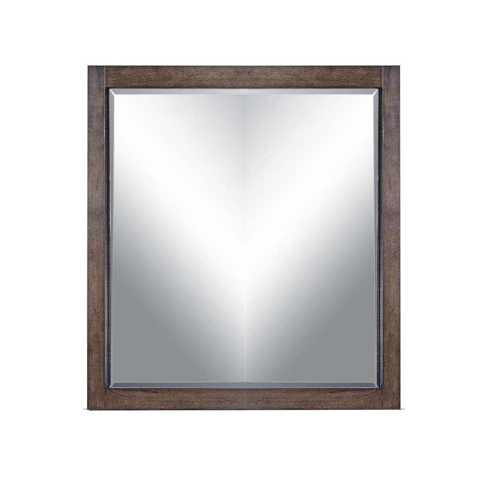 Emery Park - Modern Loft Mirror in Brownstone Finish - IML-463-BRN