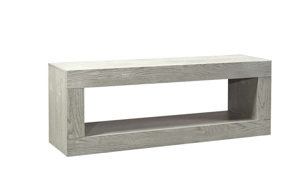 Emery Park - Nova Oak 74in Open Console in Heather Grey Finish - WKU1074-HGR