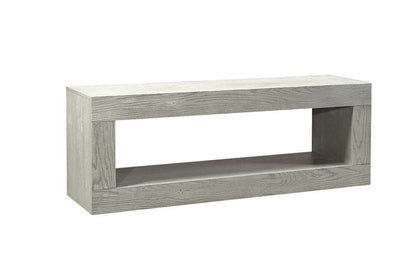 Emery Park - Nova Oak 74in Open Console in Heather Grey Finish - WKU1074-HGR